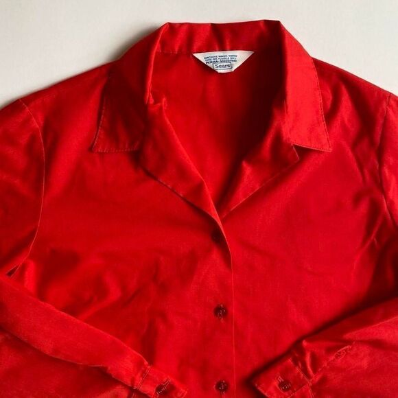 Vintage red blouse - Picture 4 of 5